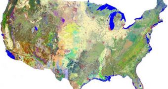 The GAP Analysis Program national land cover map covers hundreds of ecological systems