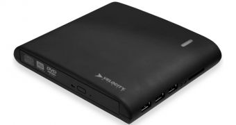 Velocity Micro VMUltra Drive Has Both a DVD and an HDD Inside