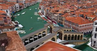 The famous city of Venice has been faithfully recreated in Google Earth