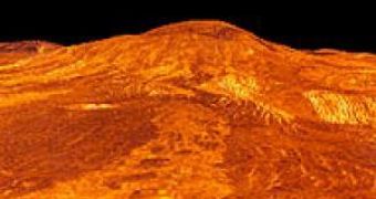 Radar image of Venus