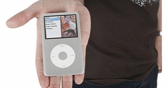 iPod in hand