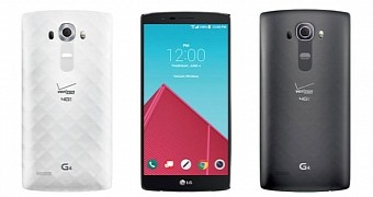 LG G4 in Ceramic White with 3D patterns