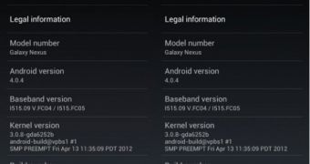 Verizon Galaxy Nexus (screenshots)