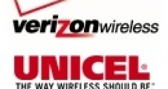 Verizon and Unicel logos