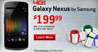 Verizon LTE-Enabled Galaxy Nexus Available for Only $200