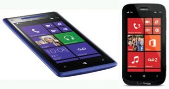 HTC 8X and Nokia Lumia 822