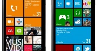 Windows Phone 8 start screen