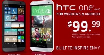 Verizon HTC One M8 TV commercial (screenshot)