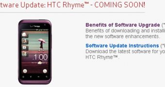 HTC Rhyme support page