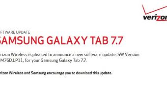 Verizon Samsung Galaxy Tab 7.7 will optimize power consumption