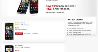 Verizon’s HTC Rezound and LG Spectrum Now Only $99.99