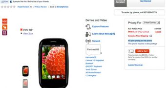 Palm Voice Test on Verizon's website