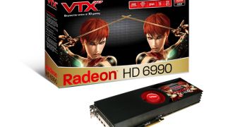 Vertex3D Radeon HD 6990 graphics card