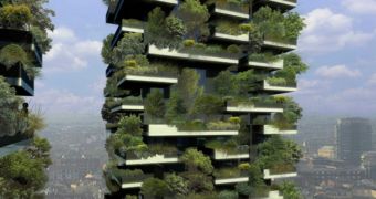 Milan will soon house a vertical forest comprising hundreds of trees, thousands of other plants