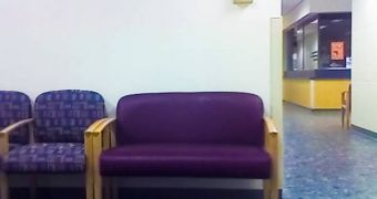 A chair for the obese, pcitured here in a hospital