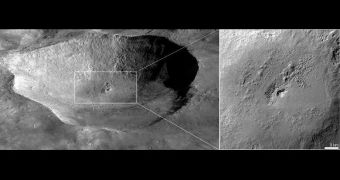 Scientists think low-speed collisions with carbon-rich meteorites left hydrated minerals on Vesta's surface