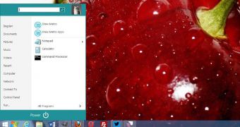 ViStart button running on Windows 8.1 Preview