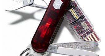 Victorinox's Secure Pro flash drive burns self-destructs when tampered with