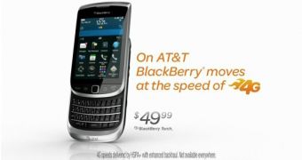 AT&T's BlackBerry Torch 9810