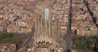 Video shows the Sagrada Familia in 2026
