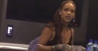 Rihanna allegedly snorting coke at private party at Coachella 2015