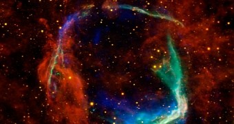 Multicolored view of supernova remnant  RCW 86