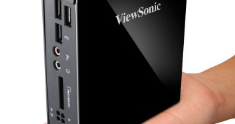 ViewSonic is showcasing its VOT125 PC Mini at CES