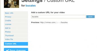 You can create custom shortcut URLs for videos on Vimeo now