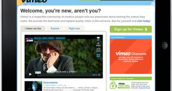 Vimeo iPad promo