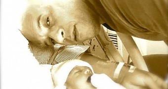 Vin Diesel and his third child, daughter Pauline, named after Paul Walker