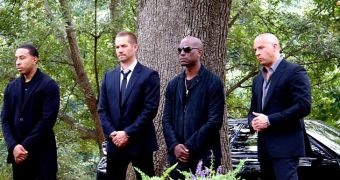 Vin Diesel Posts Funeral Shot from “Fast & Furious 7” Featuring Paul Walker – Photo