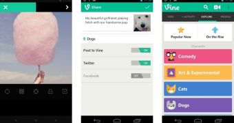 Vine for Android (screenshots)