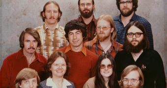 Microsoft's team 34 years ago