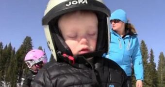 Viral of the Day: Kid Falls Asleep Standing on Ski Slope