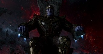 Thanos, the Mad Titan, played by Josh Brolin
