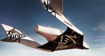 This is SpaceShipTwo, which Virgin Galactic plans to use for suborbital tourism