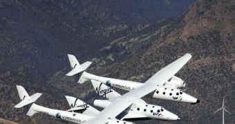 Virgin Galactic Private Spacecraft's First Crewed Flight