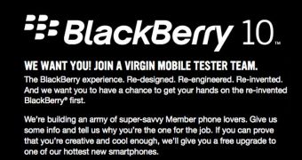 BlackBerry 10 tester team announcement