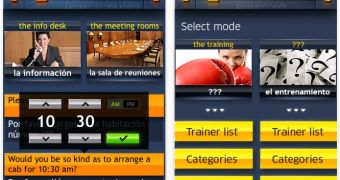 iPhone version of ViDICTO+ Mytrip application - screenshots