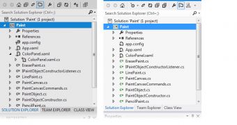 Visual Studio 11 RC to Pack Interface Changes