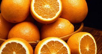 Citrus fruits contain large amounts of vitamin C