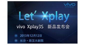 Vivo Xplay 3S launch invitation