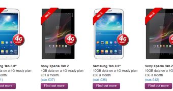 Vodafone UK offers 25% off select tablet models