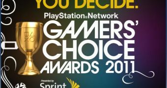 Vote during the PlayStation Network's Gamers' Choice Awards