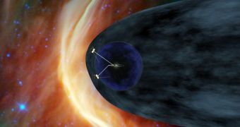 Voyager 1 and 2 are heading out of the solar system, and into interstellar space