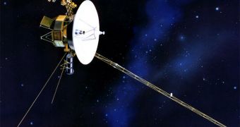 Artist's concept of NASA's Voyager spacecraft