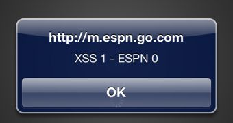 XSS vulnerability found in ESPN ScoreCenter for iOS