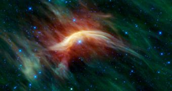 The blue star near the center of this image is Zeta Ophiuchi
