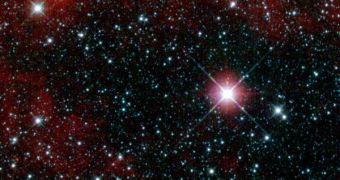 The first WISE image was snapped in the direction of the constellation Carina