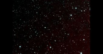 One of the first images collected by NEOWISE